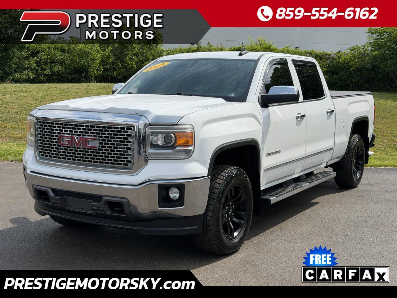 GMC Sierra 1500 4WD Crew Cab 143.5" SLT 2015