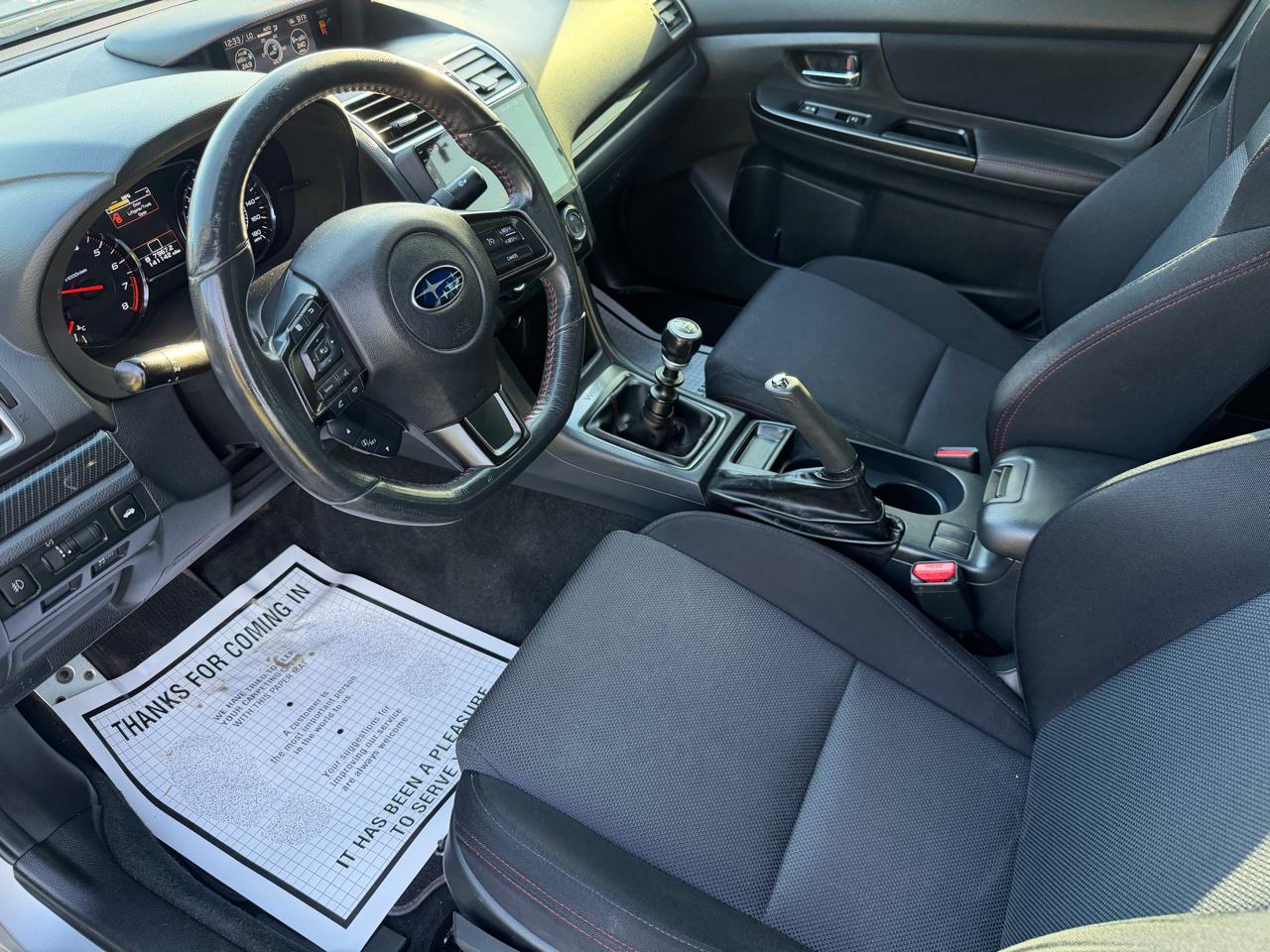 Subaru WRX Manual 2018