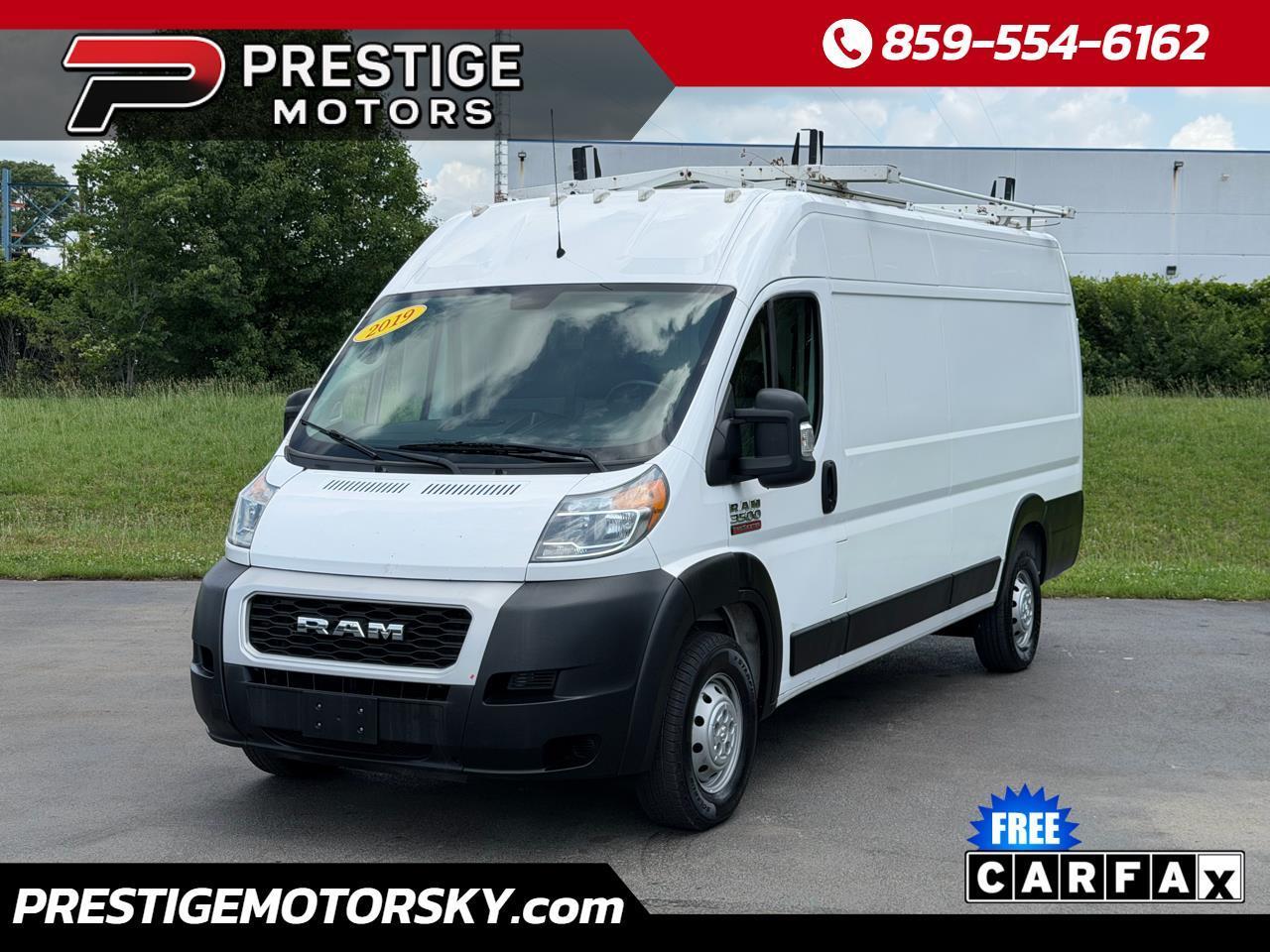 RAM ProMaster Cargo Van 3500 High Roof 159" WB EXT 2019