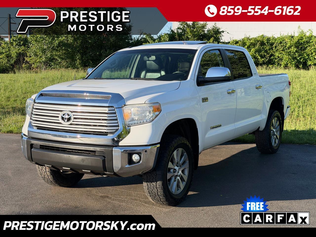 Toyota Tundra 4WD Truck CrewMax 5.7L V8 6-Spd AT LTD (Natl) 2016