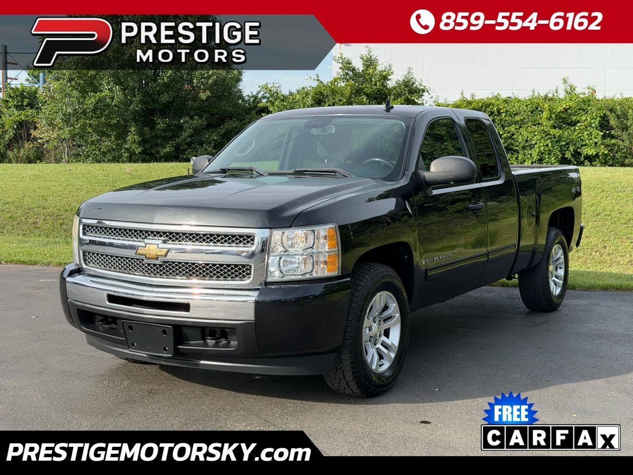 Chevrolet Silverado 1500 4WD Ext Cab 143.5" LT 2009