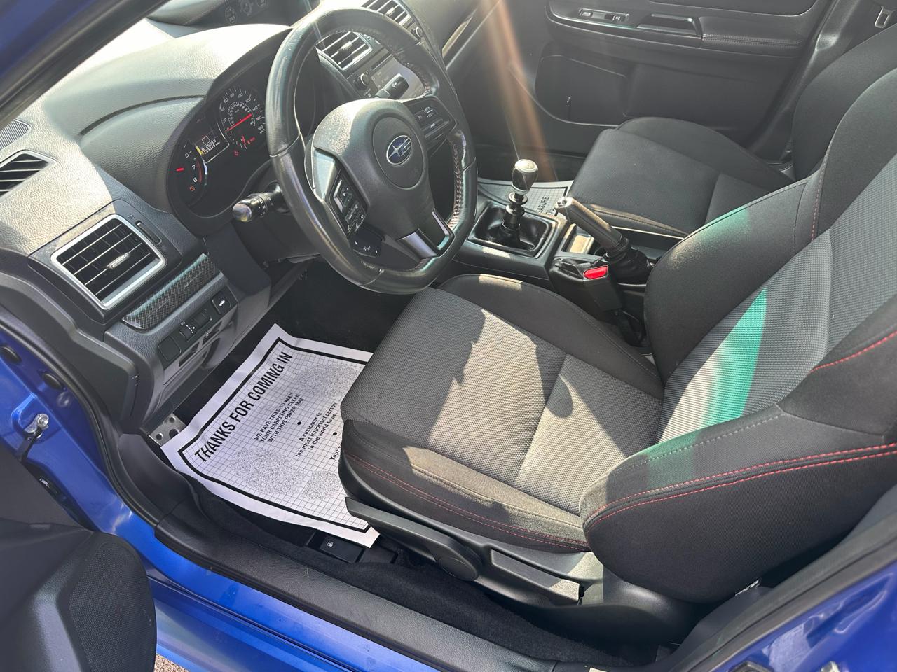 Subaru WRX Premium Manual 2019