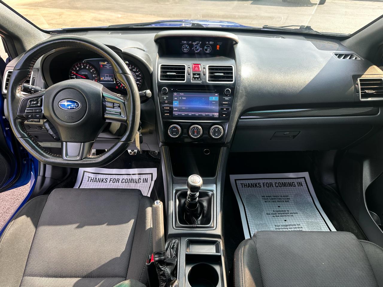 Subaru WRX Premium Manual 2019