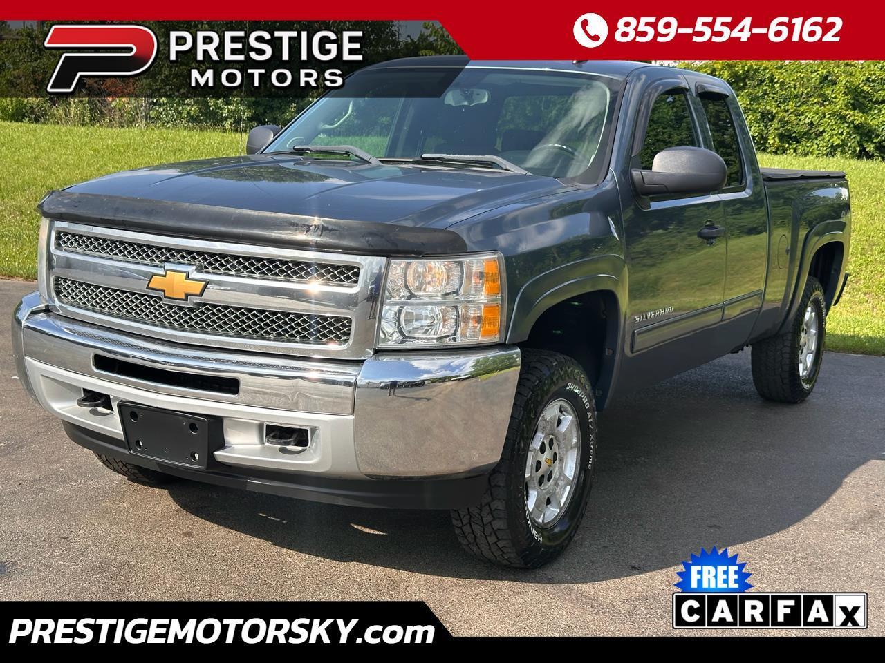 Chevrolet Silverado 1500 4WD Ext Cab 143.5" LT 2013