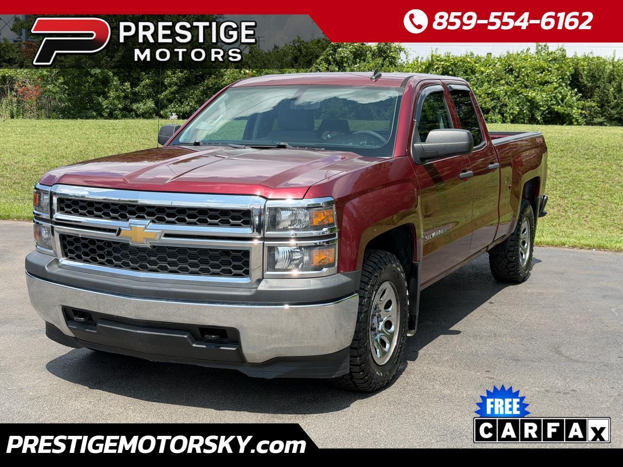 Chevrolet Silverado 1500 4WD Double Cab 143.5" Work Truck w/2WT 2014