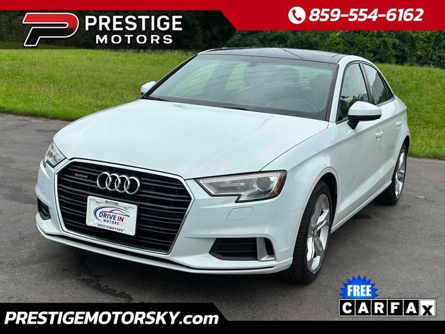 White 2017 Audi A3 Sedan All-Wheel Drive 5-Speed Automatic