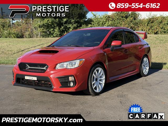 Red 2016 Subaru WRX Sedan All-Wheel Drive 6-Speed Manual