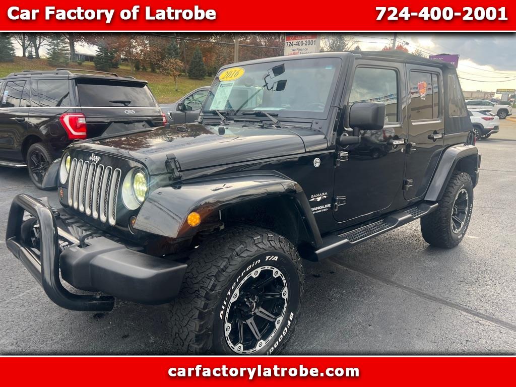 2016 Jeep Wrangler Unlimited Sahara 4WD