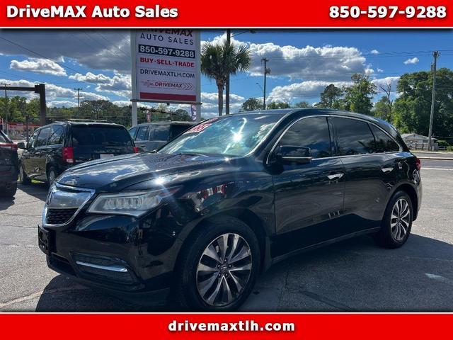 Black 2015 Acura MDX FWD with Technology Package SUV / Crossover Front-Wheel Drive Automatic