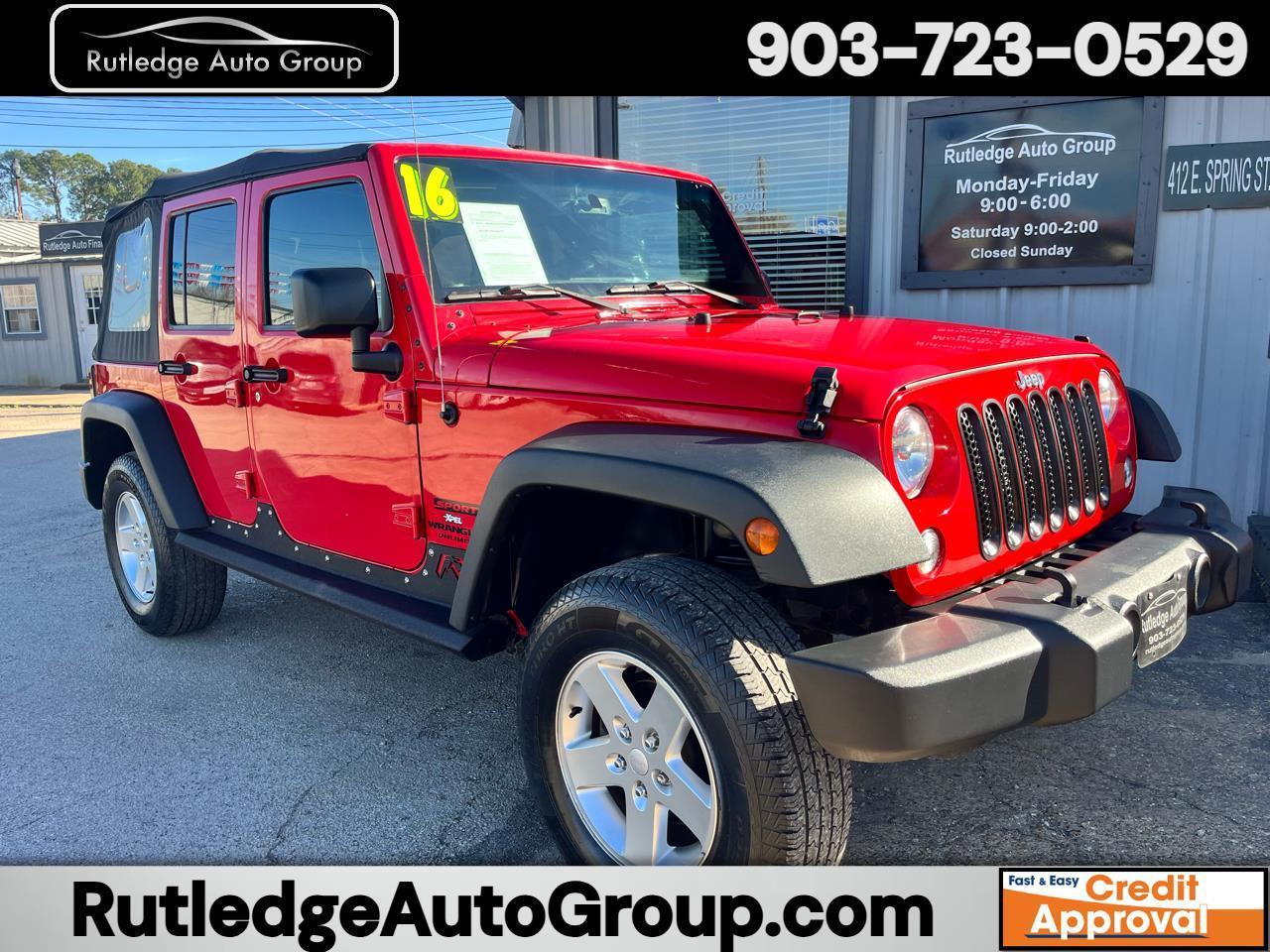 2016 Jeep Wrangler SPORT