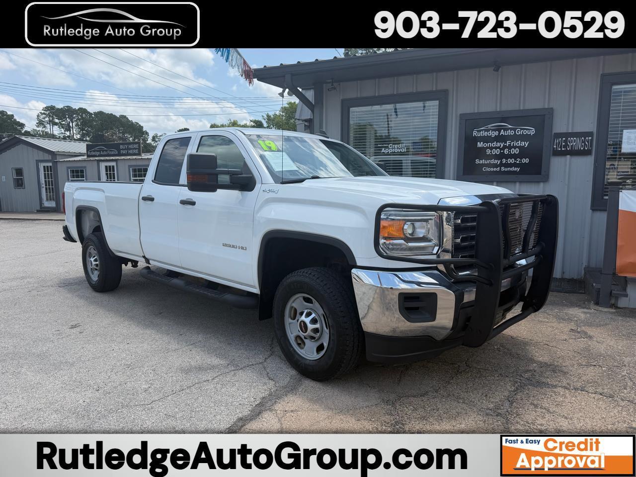White 2019 GMC Sierra 2500HD Pickup Truck Four-Wheel Drive Automatic