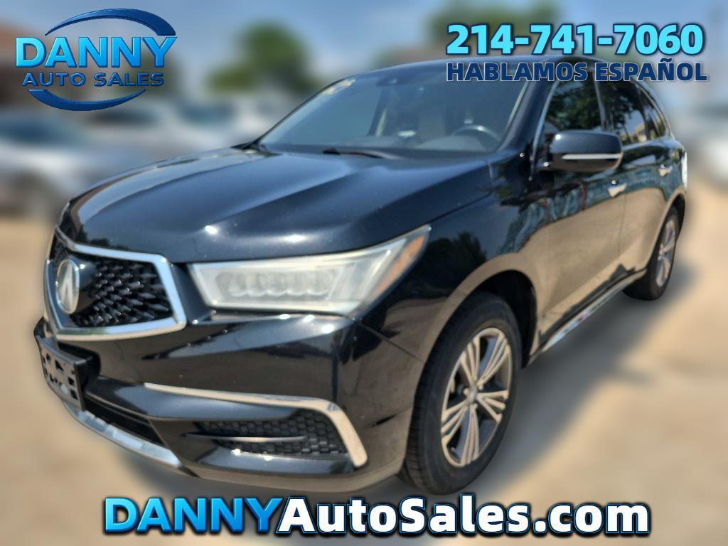 Black 2019 Acura MDX SUV / Crossover Front-Wheel Drive Automatic