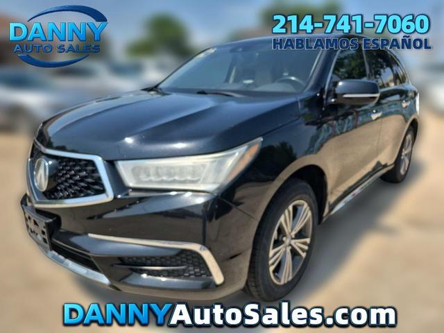 Black 2019 Acura MDX SUV / Crossover Front-Wheel Drive Automatic