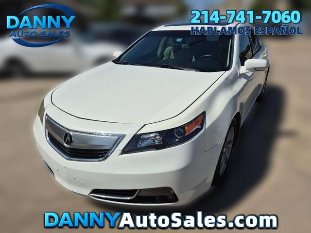 White 2012 Acura TL Sedan Front-Wheel Drive Automatic