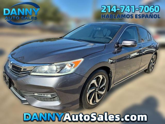 Gray 2017 Honda Accord Sedan Front-Wheel Drive Continuously Variable Transmission