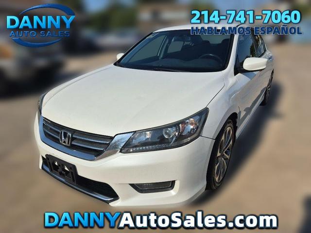 White 2014 Honda Accord Sedan Front-Wheel Drive Continuously Variable Transmission