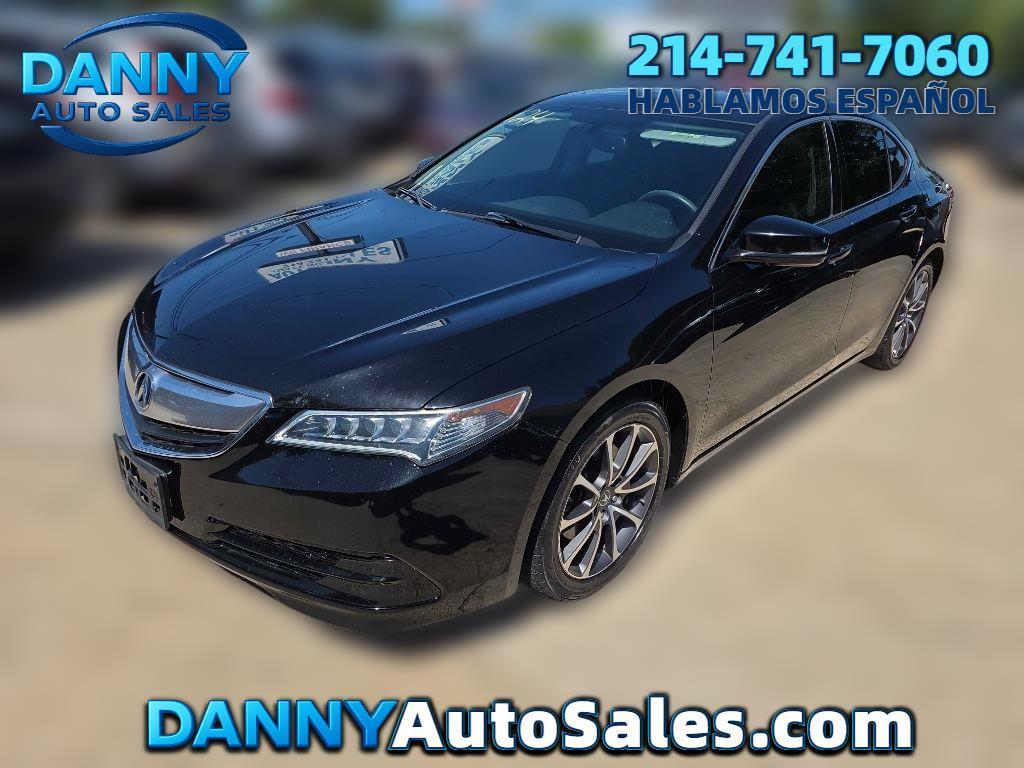 Black 2015 Acura TLX Sedan Front-Wheel Drive Automatic