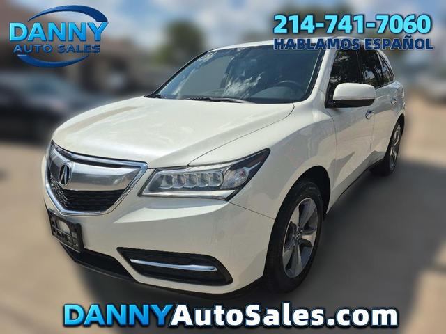 White 2014 Acura MDX SUV / Crossover Front-Wheel Drive Automatic