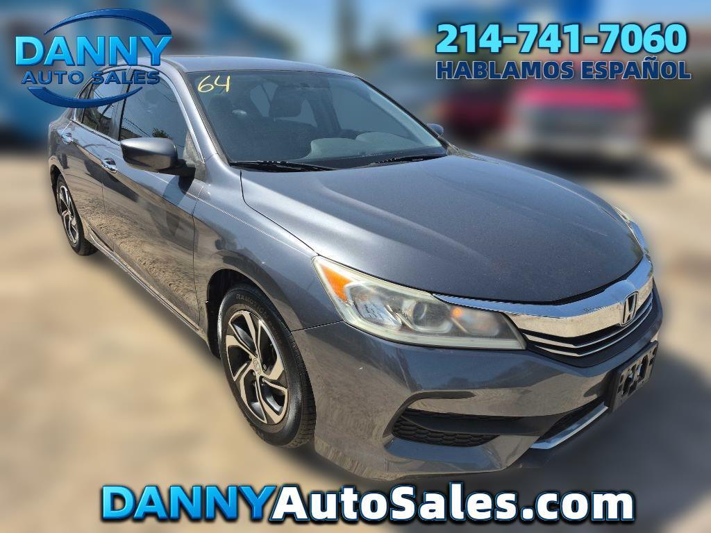 Gray 2017 Honda Accord Sedan Front-Wheel Drive Continuously Variable Transmission