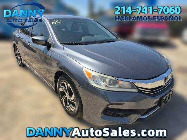 Gray 2017 Honda Accord Sedan Front-Wheel Drive Continuously Variable Transmission