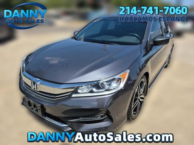 Gray 2017 Honda Accord Sedan Front-Wheel Drive Continuously Variable Transmission