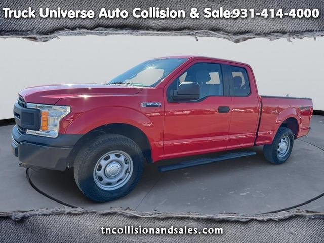 Red 2019 Ford F-150 XL SuperCab 4WD Pickup Truck Four-Wheel Drive Automatic