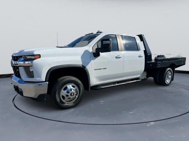 White 2022 Chevrolet Silverado 3500HD Chassis Pickup Truck Four-Wheel Drive Automatic