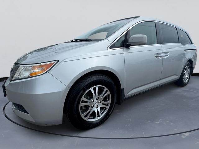 Silver 2012 Honda Odyssey Minivan Front-Wheel Drive Automatic