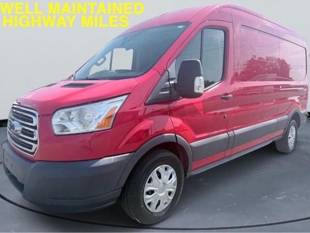 Red 2016 Ford Transit Cargo Van Rear-Wheel Drive Automatic