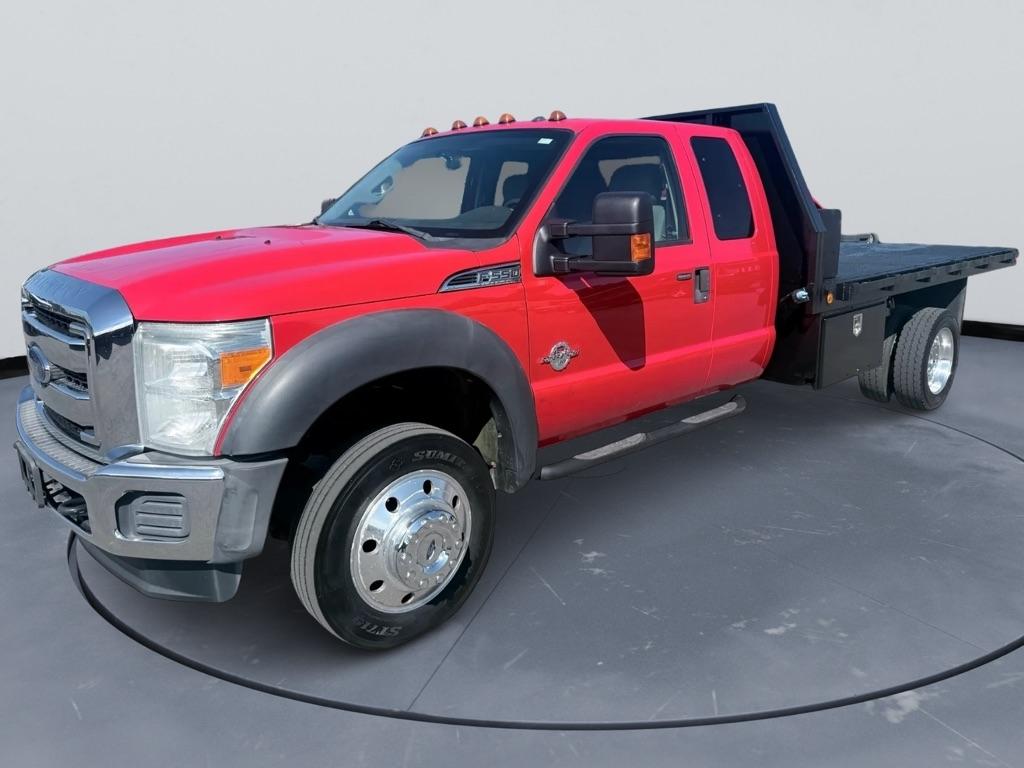 2016 Ford Super Duty F-550 DRW 2WD SuperCab Flatbed 162" WB 60" CA XL