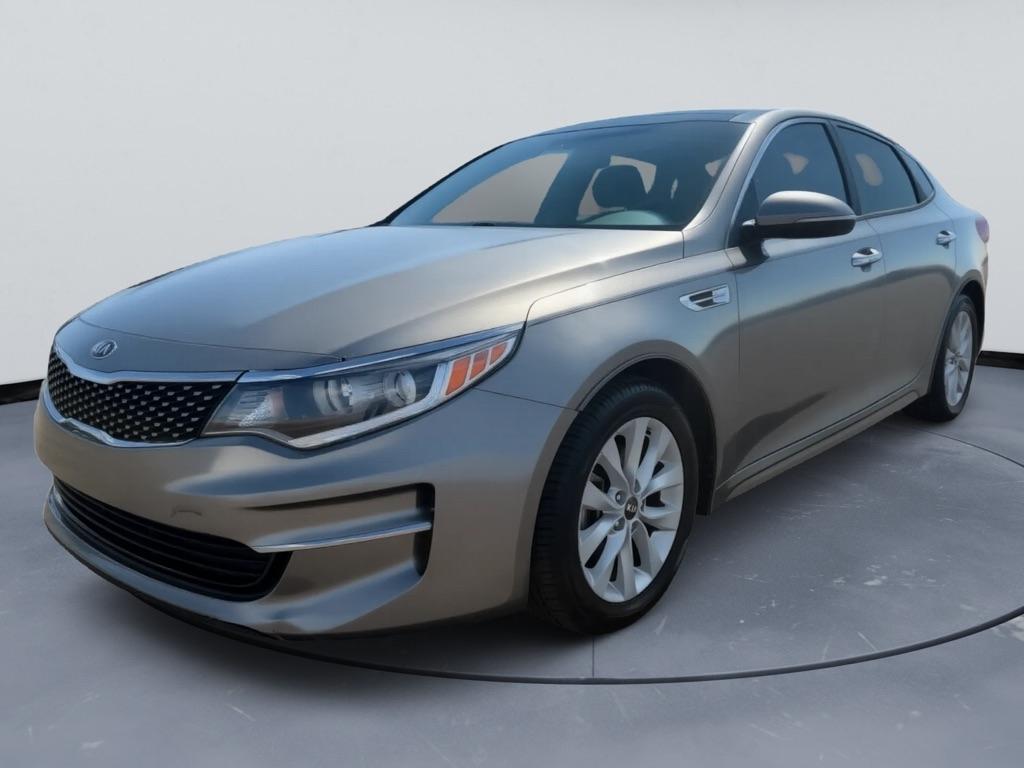 Gray 2016 Kia Optima Sedan Front-Wheel Drive Automatic