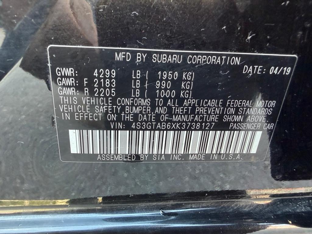 Subaru Impreza  2019