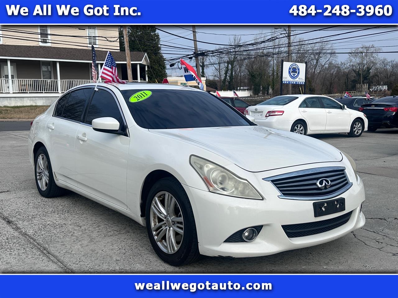 2011 Infiniti G Sedan G37x AWD