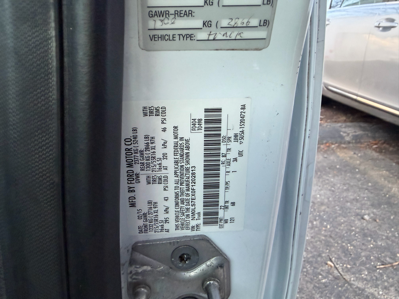 Ford Transit Connect XL LWB 2015