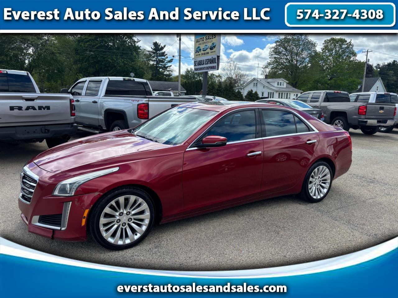 2015 Cadillac CTS 2.0 Luxury 4D Sedan AWD