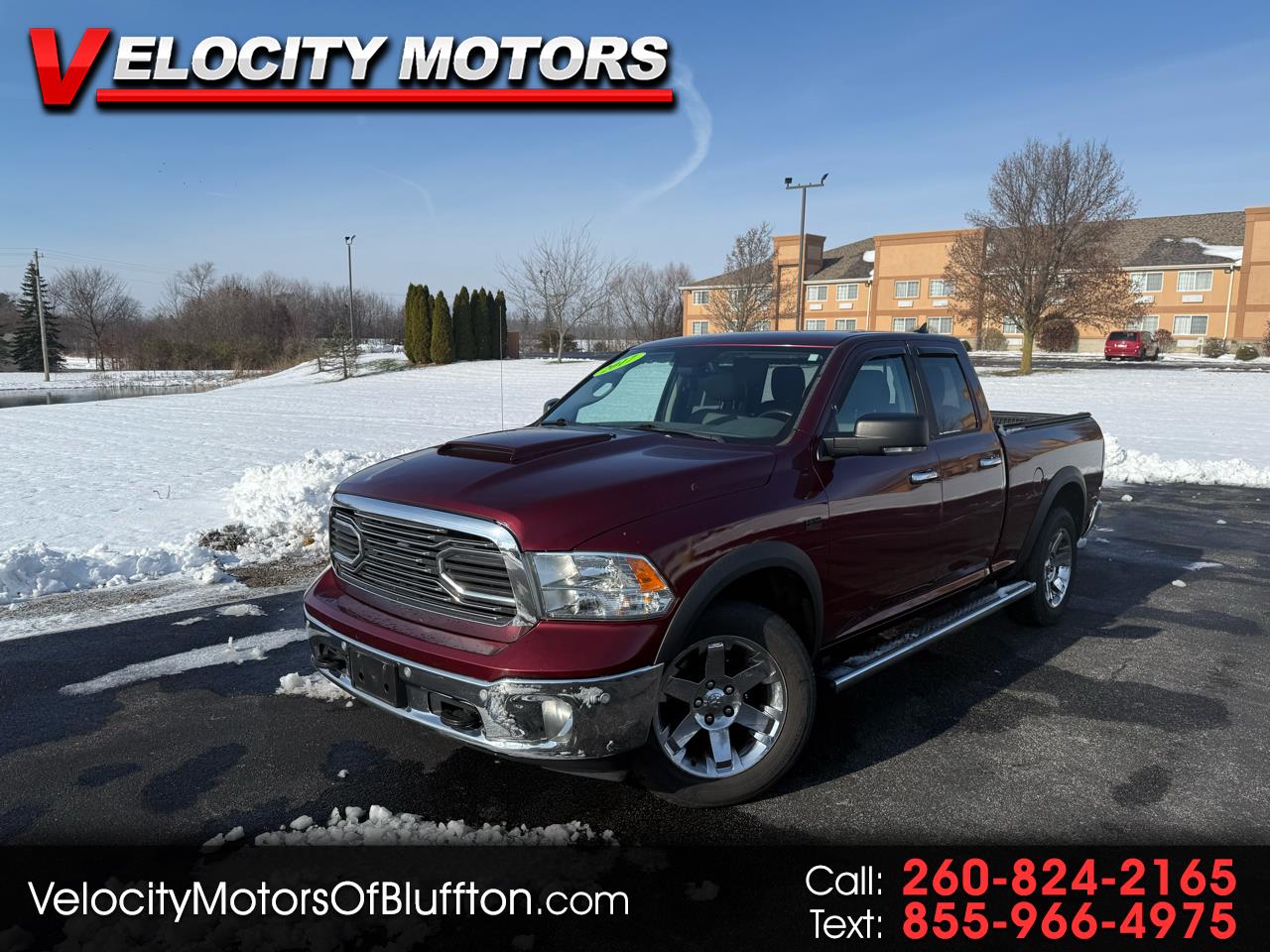 2017 RAM 1500 Big Horn 4x4 Quad Cab 6'4" Box