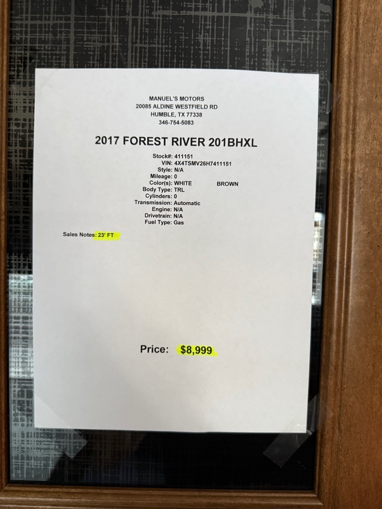 Forest River Unknown  2017
