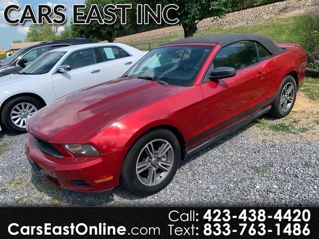 Red (MAROON) 2012 Ford Mustang V6 Convertible RWD Convertible Rear-Wheel Drive Automatic