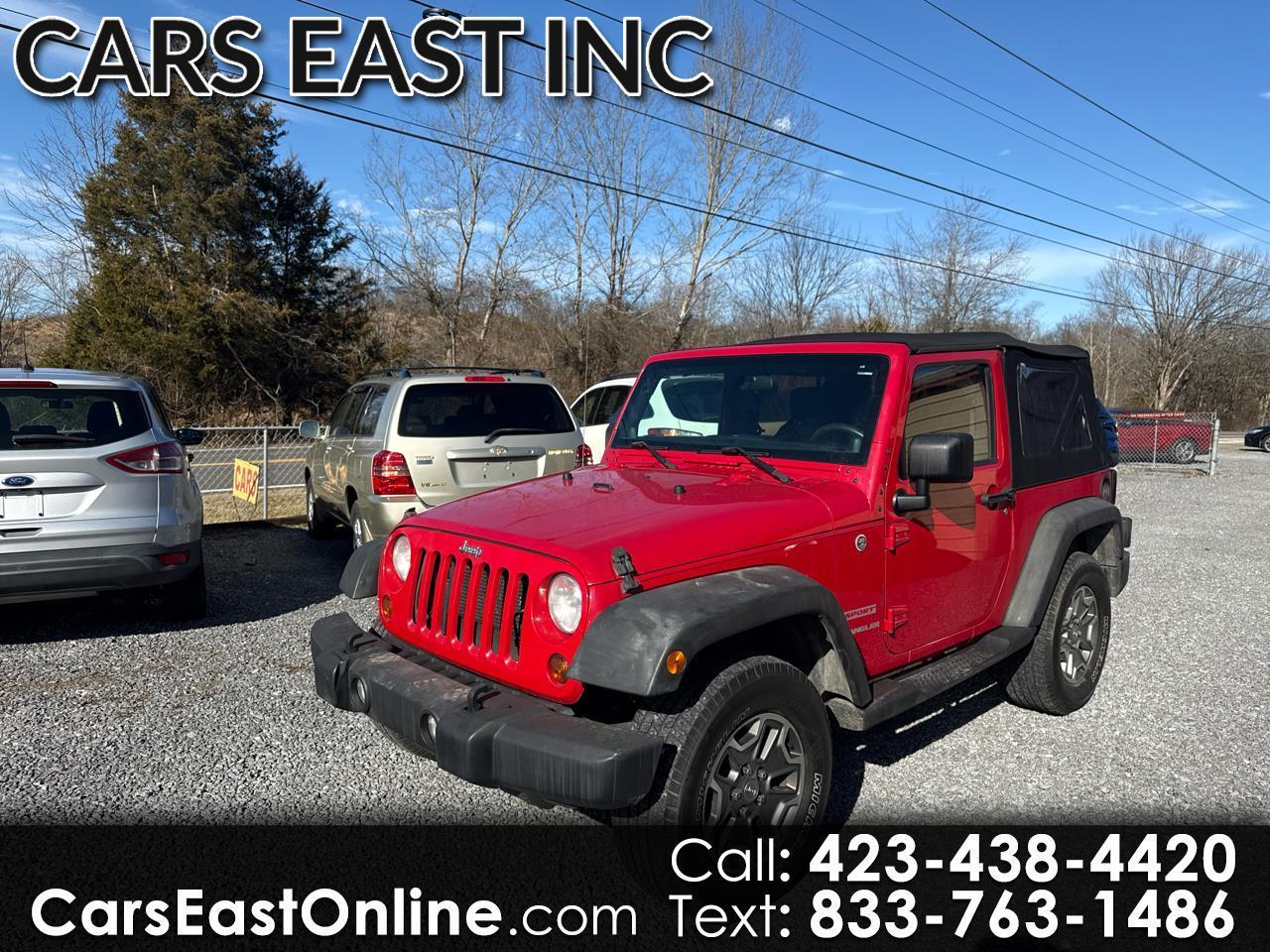 Jeep Wrangler 4WD 2dr Sport 2012