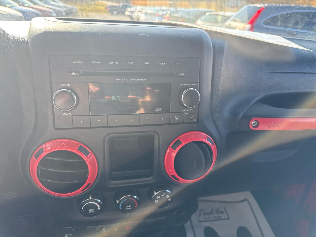 Jeep Wrangler 4WD 2dr Sport 2012