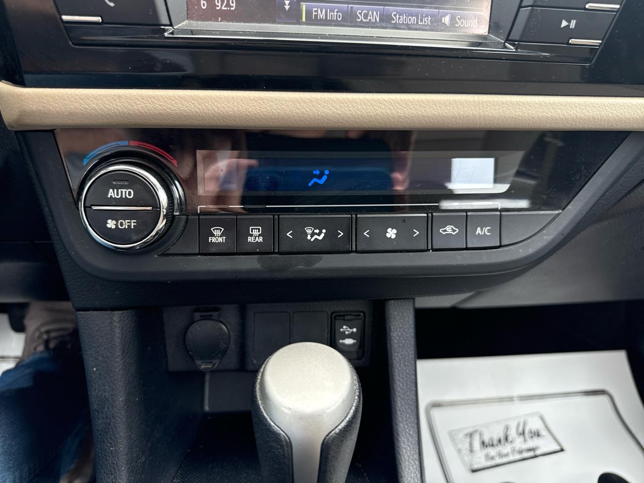 Toyota Corolla 4dr Sdn CVT LE Premium (Natl) 2014