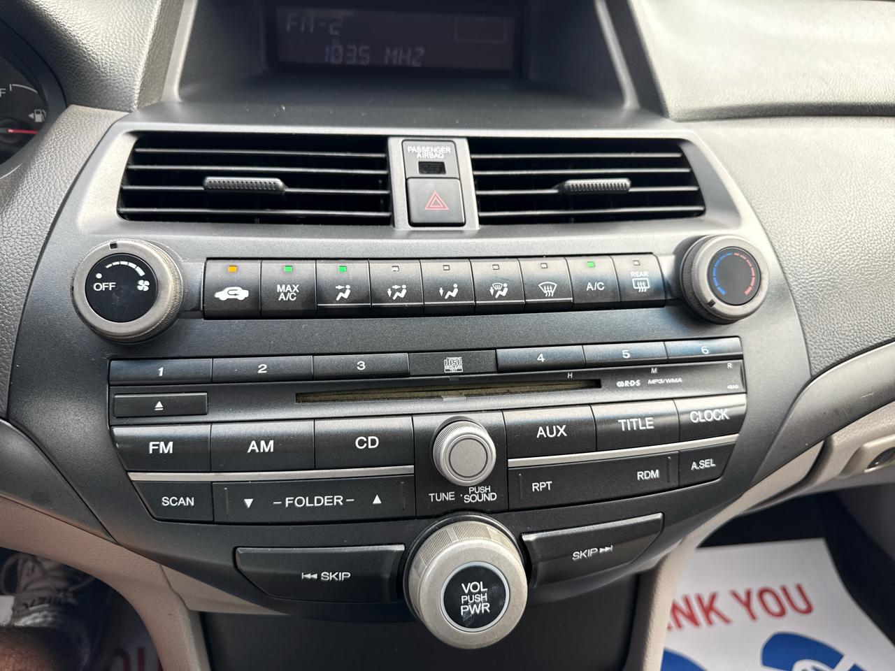 Honda Accord Sdn 4dr I4 Auto LX 2008