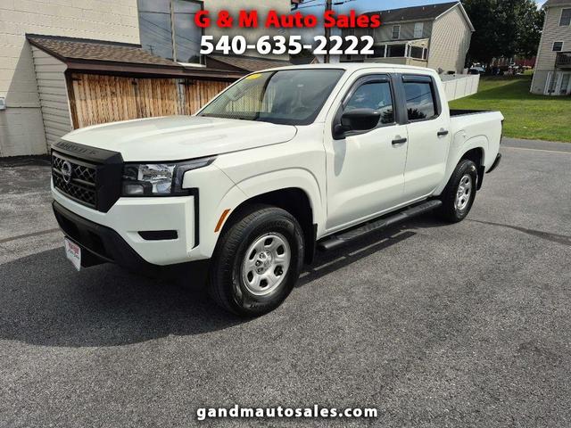 White 2022 Nissan Frontier Pickup Truck Four-Wheel Drive Automatic