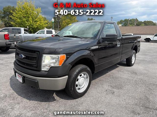 Black 2014 Ford F-150 Pickup Truck Four-Wheel Drive Automatic