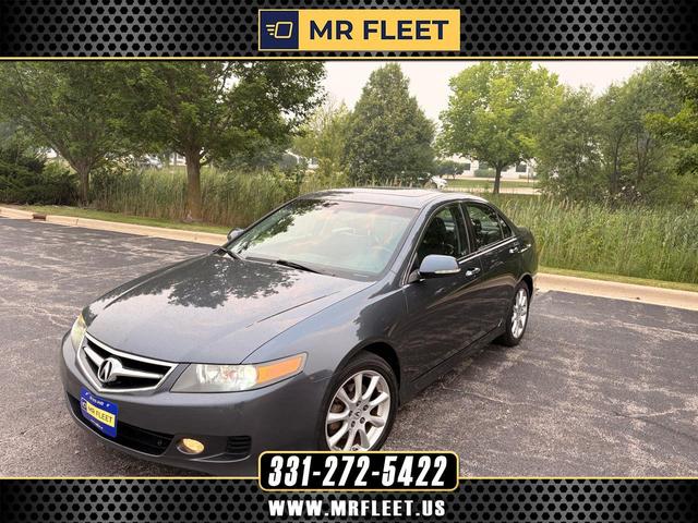 Gray 2007 Acura TSX Sedan Front-Wheel Drive Automatic