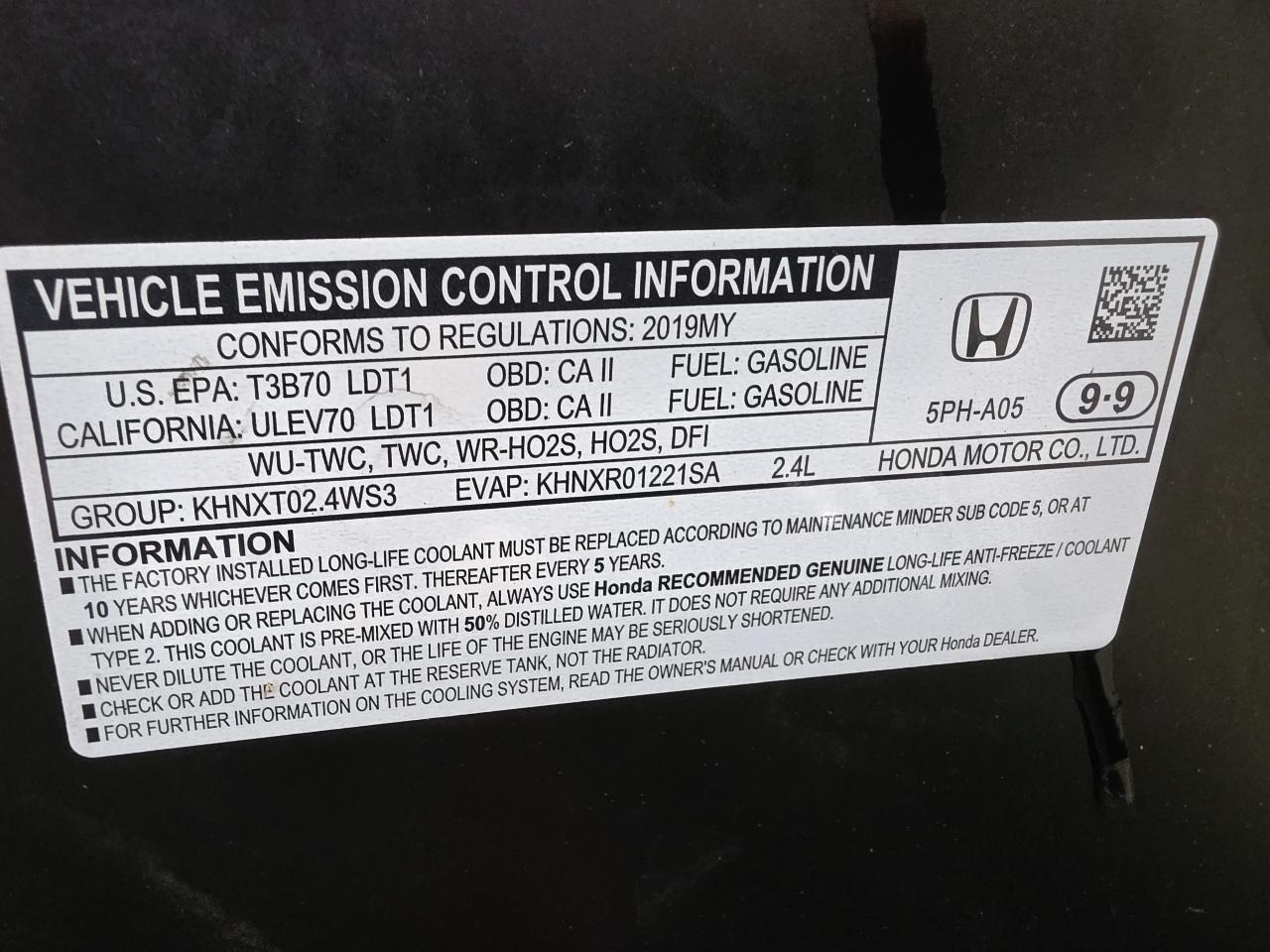 Honda CR-V LX 4D SUV 4WD 2019