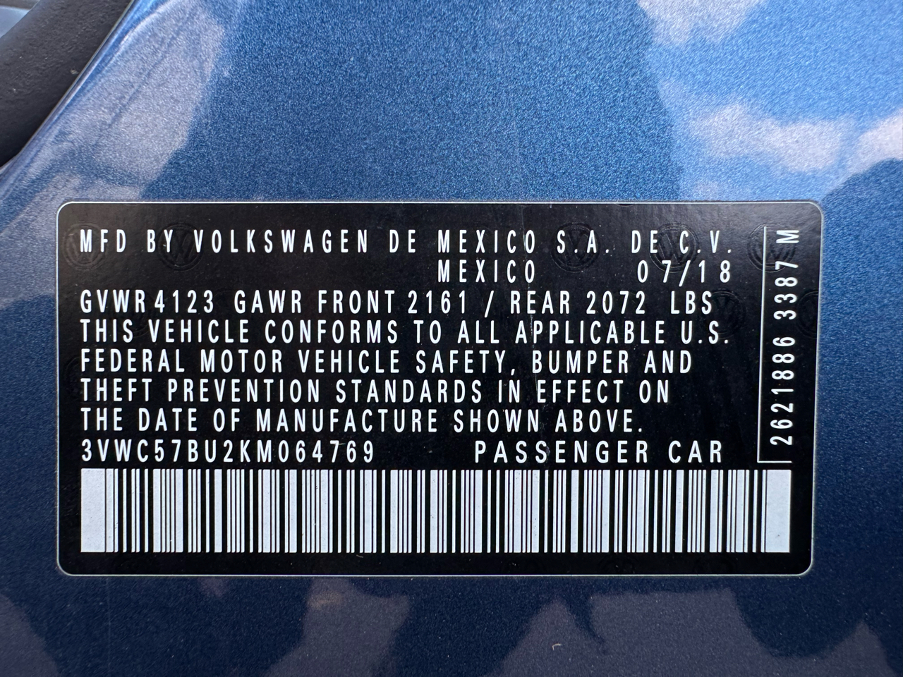 Volkswagen Jetta SE Auto w/SULEV 2019