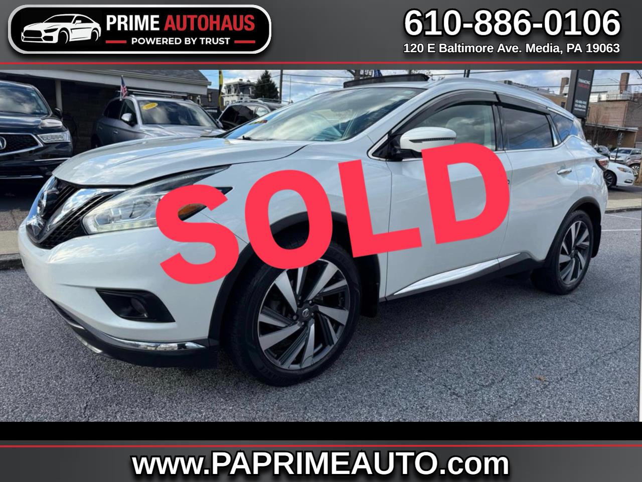 2017 Nissan Murano AWD Platinum