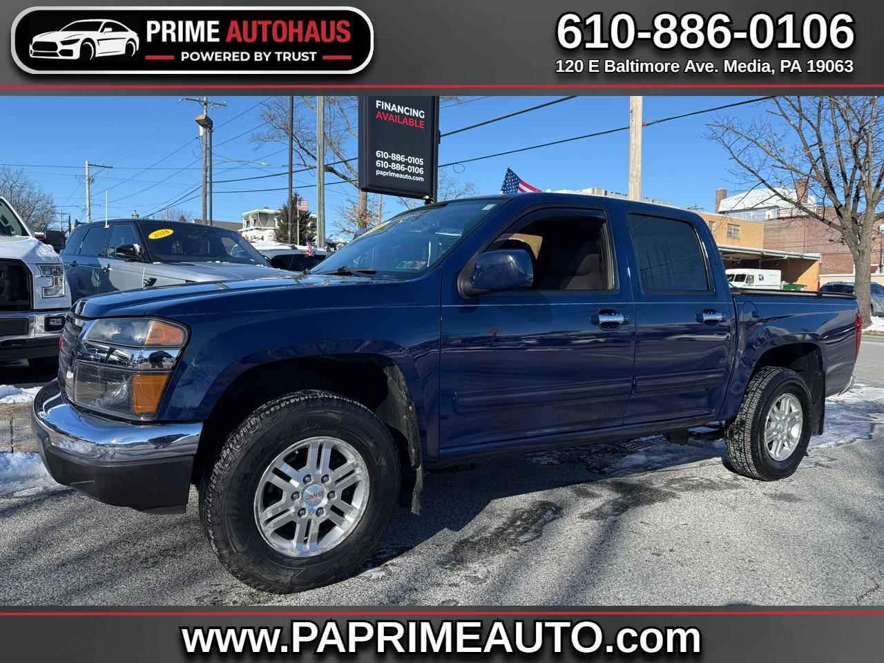 2012 GMC Canyon 4WD Crew Cab SLE1