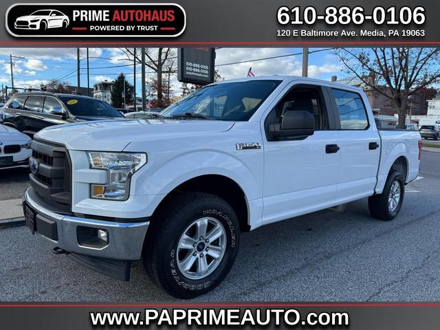 White 2017 Ford F-150 Pickup Truck Four-Wheel Drive Automatic